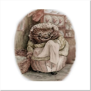 “Mrs Tiggy-Winkle the Hedgehog” by Beatrix Potter Posters and Art